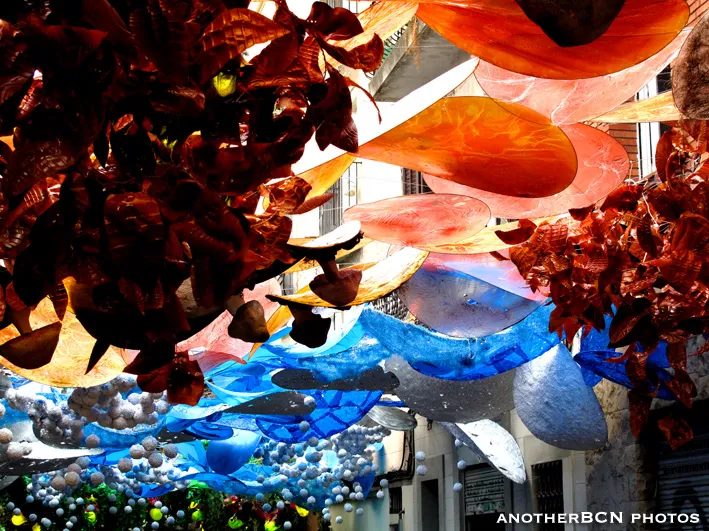 Carrers guarnits Festa de gracia Barcelona
