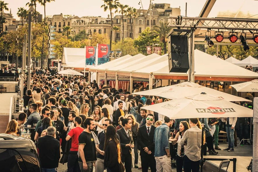 Evento Terrazza Martini durante la fórmula 1 en Barcelona