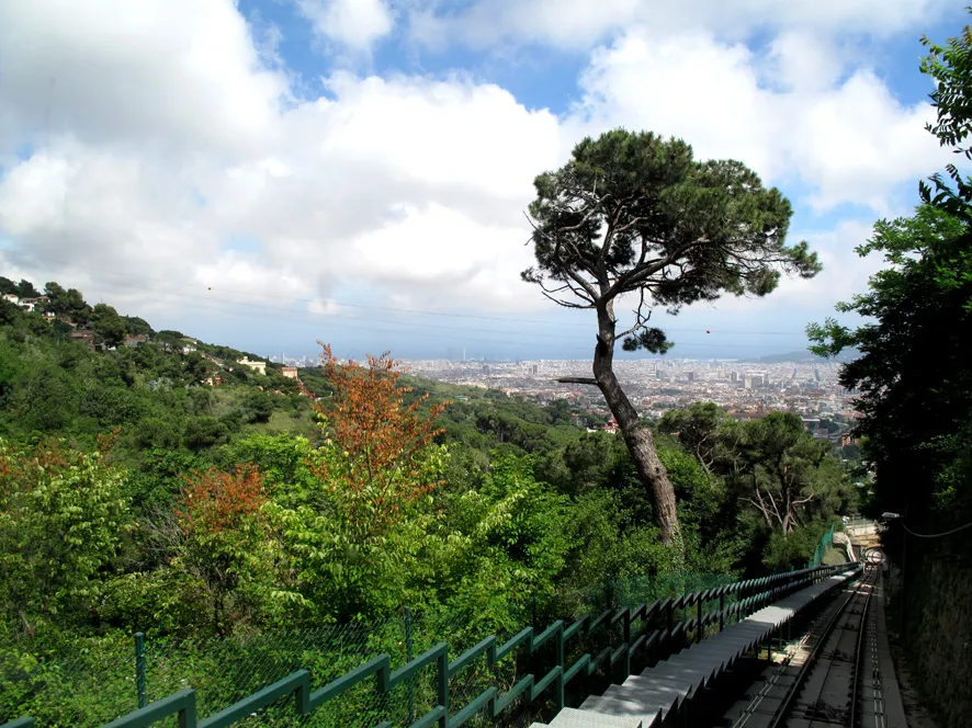 Vistas funicular Vallvidrera