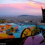 atardecer barcelona bunker carmel