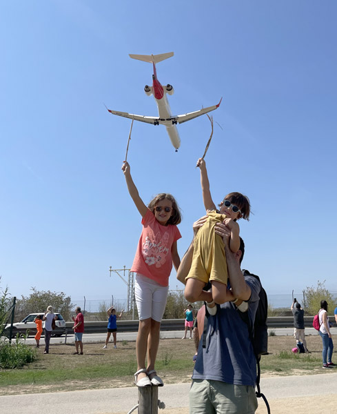 mirador de aviones Barcelona